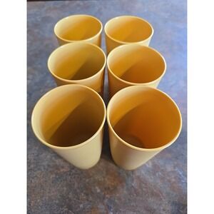 vintage Tupperware tumblers, likely from the 1970s. 12 Oz